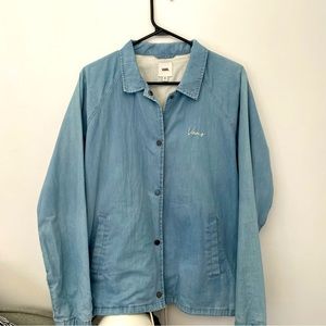 VANS soft denim, vintage style jacket - women’s Medium
